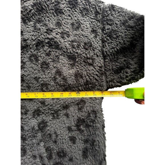 True Craft Women’s 1/4 Zip Fleece Sweater Size 3X - Leopard Print Winter Wear - Picture 6 of 6